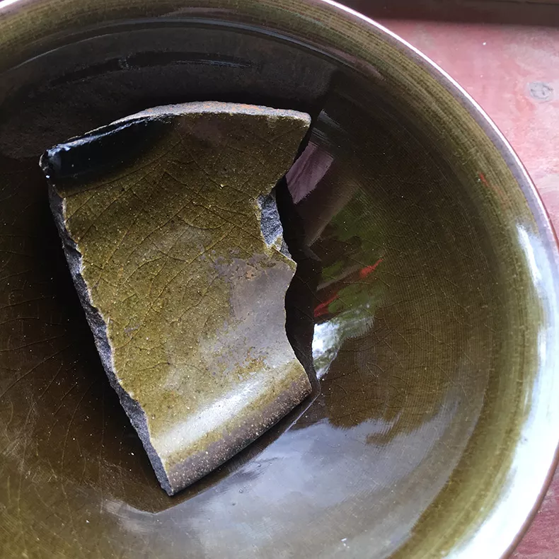 与老瓷片对比