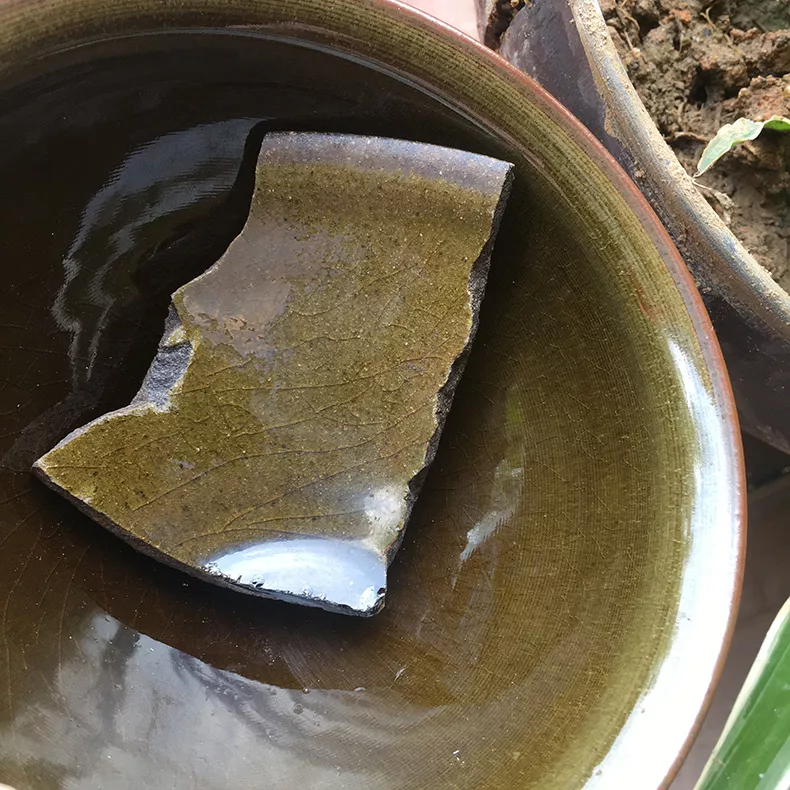与老瓷片对比