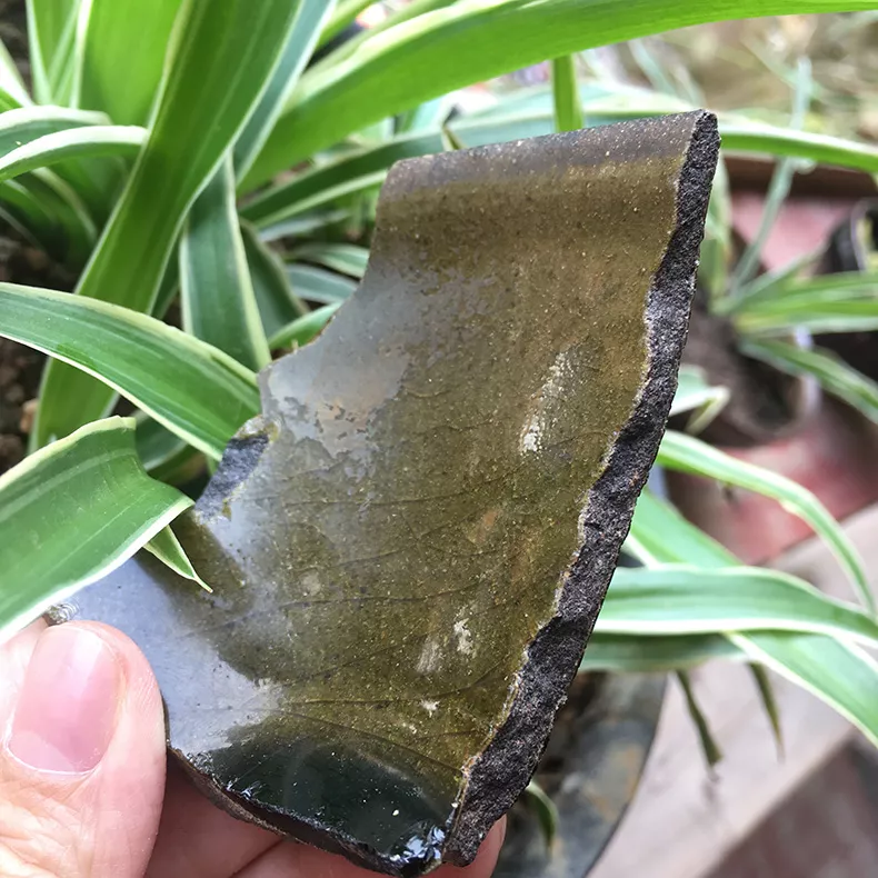 与老瓷片对比