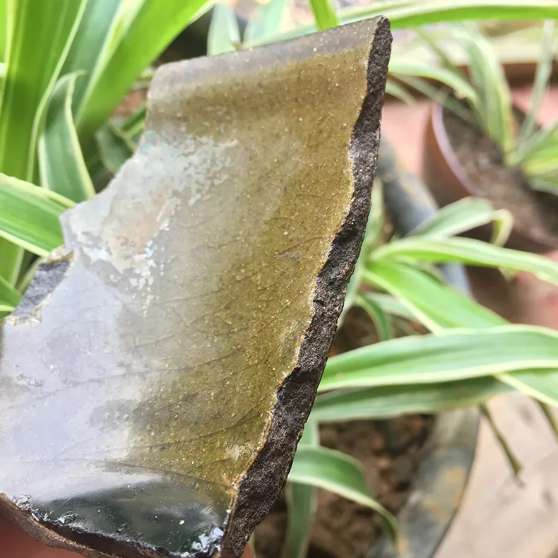与老瓷片对比
